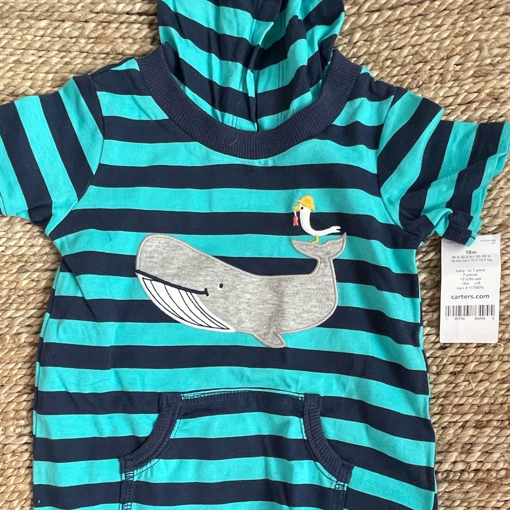 Summer romper hoodie